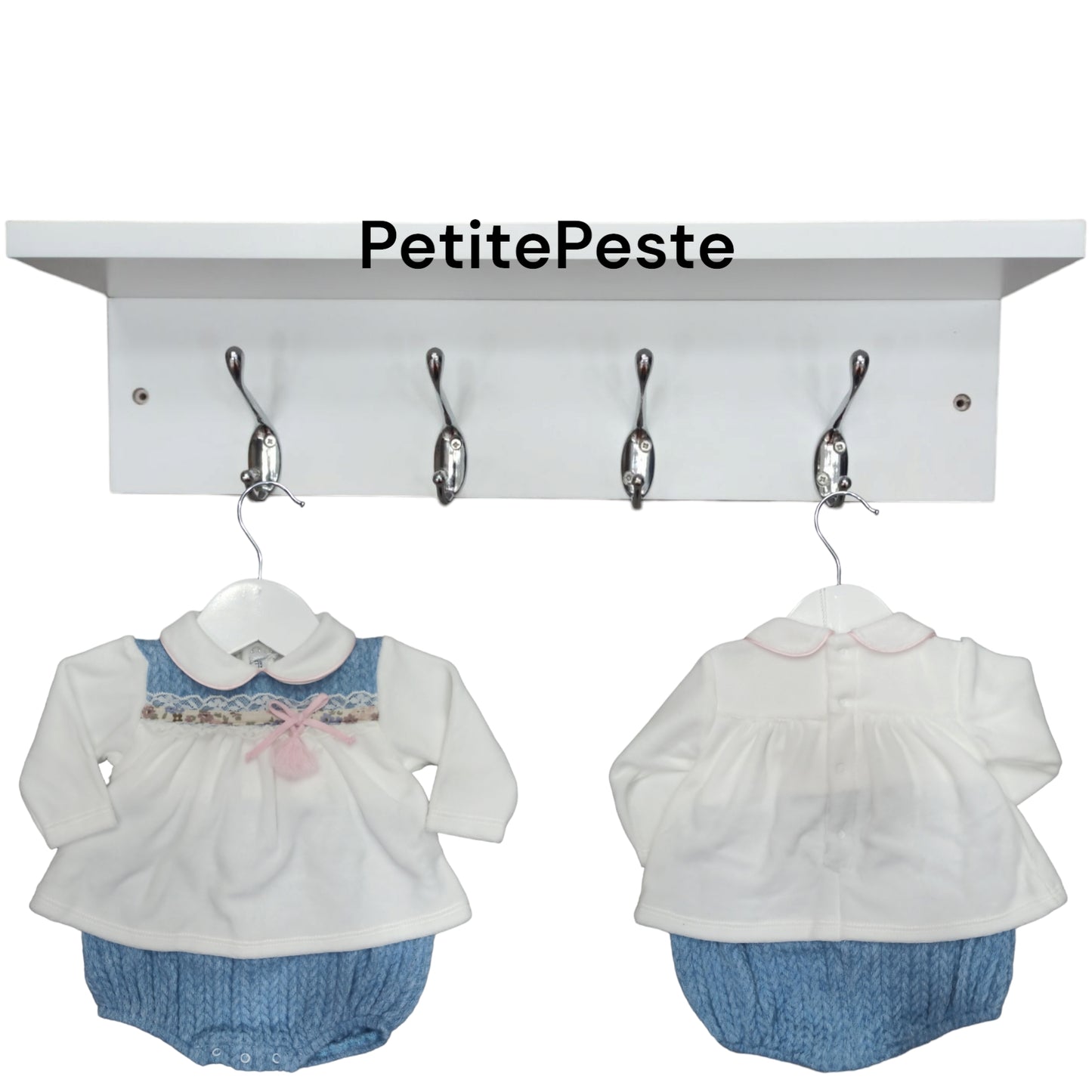 Pagliaccetto ciniglia e pelliccia Teneri & Belli TP 306