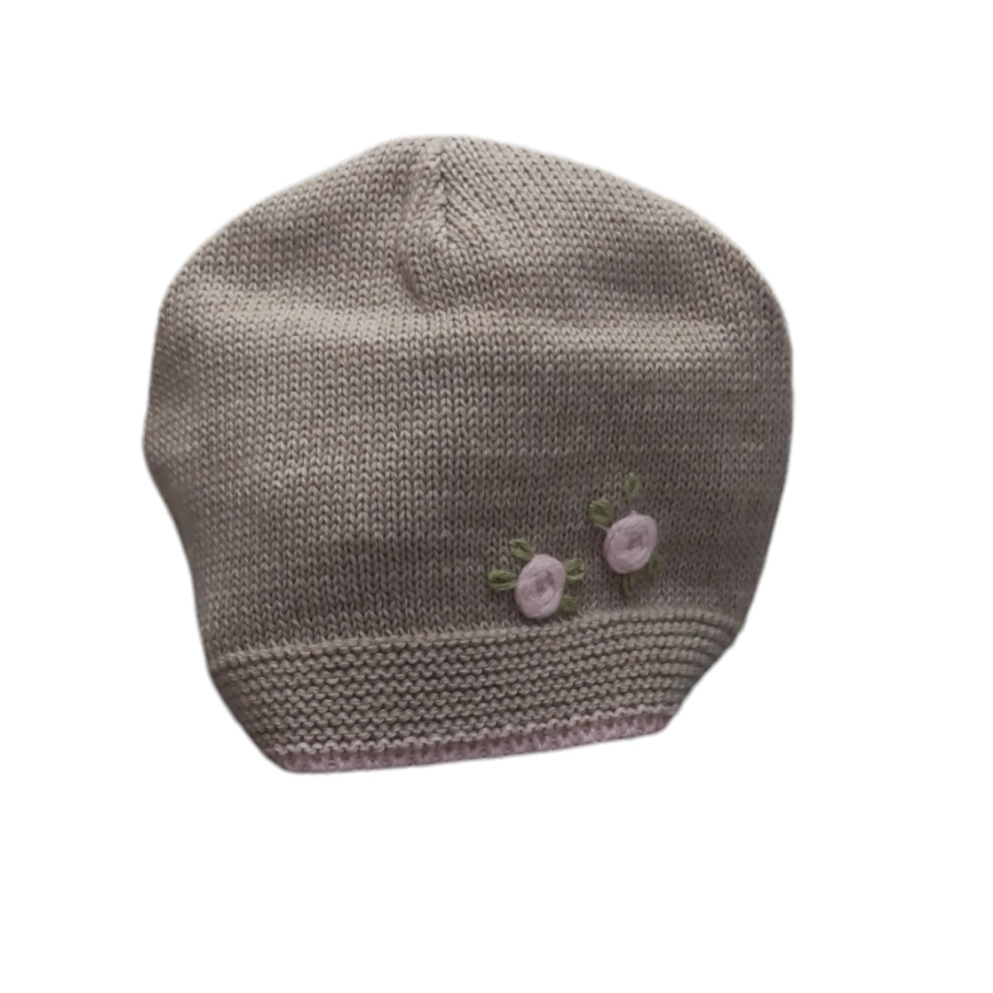 Coordinato cappello e bavetta ciniglia Teneri & Belli TR 308