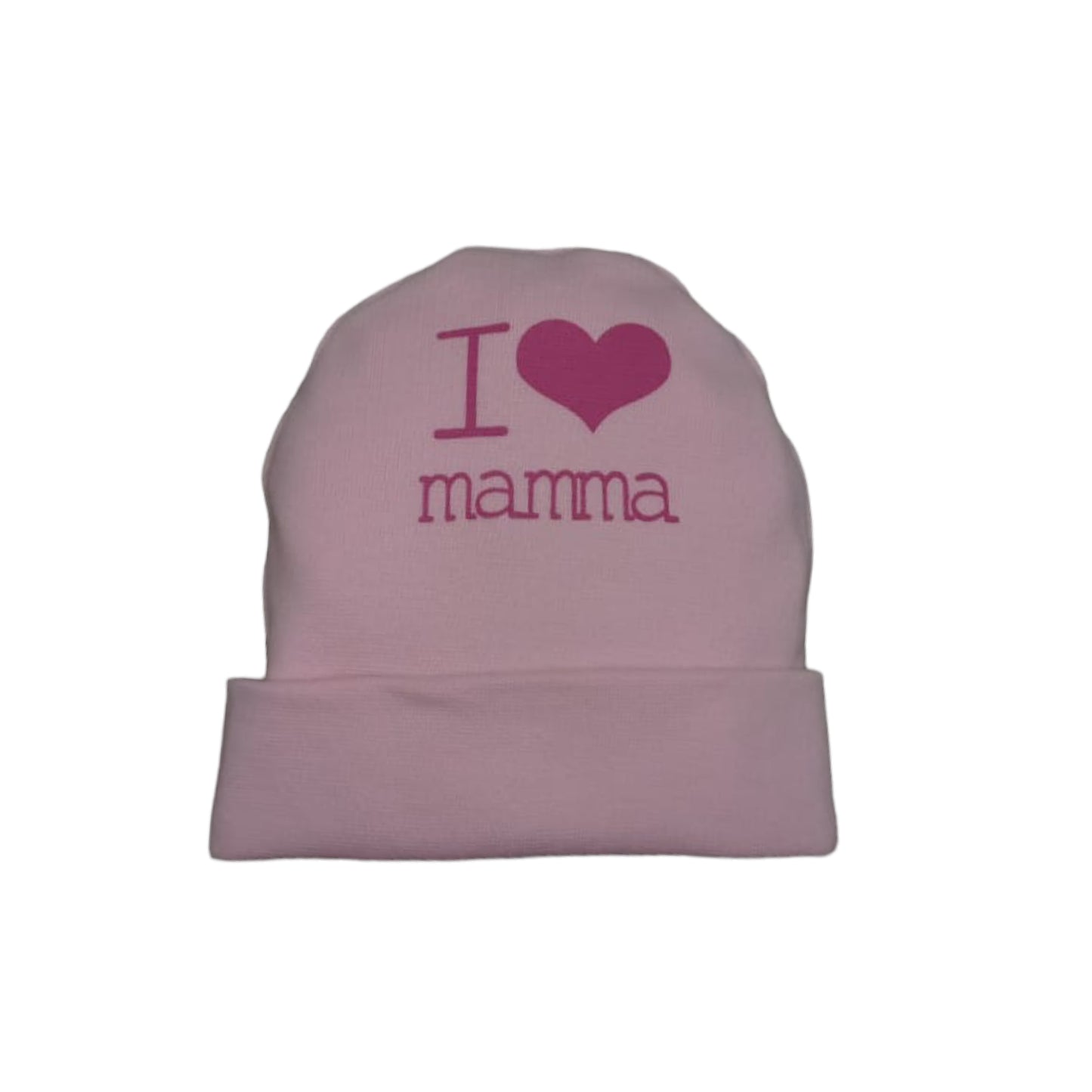 Cappellino cotone nascita Nancy I Love Mamma 1662/2 P