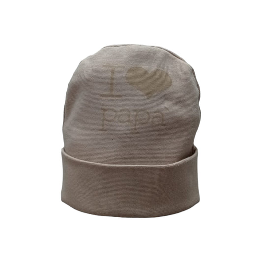 Cappellino cotone nascita Nancy I Love Papà 1662/1 B