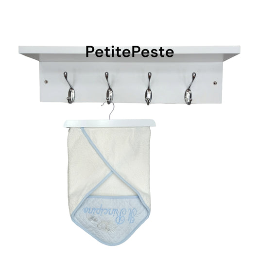 Accappatoio spugna ricamato Nancy Baby 490 A