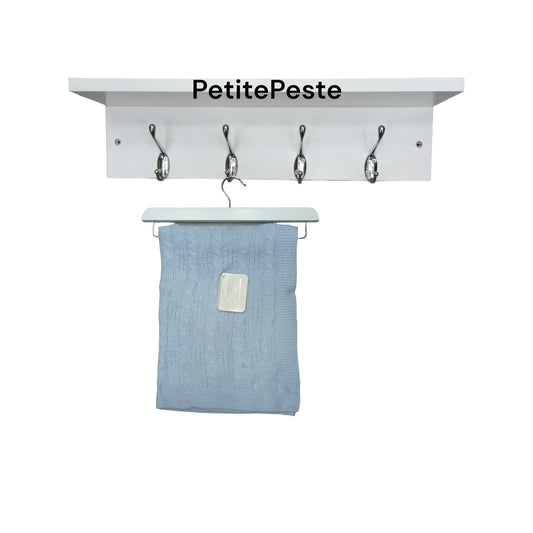 Coperta culla lana treccia Nazareno Gabrielli NG 471 A