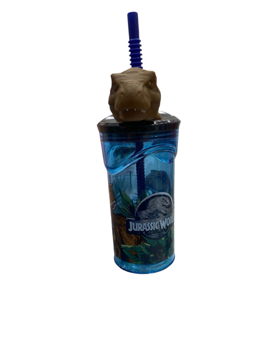 Bicchiere con cannuccia Jurassic World