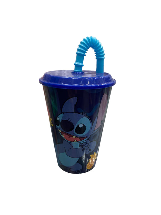 Bicchiere in plastica con cannuccia Stitch 4
