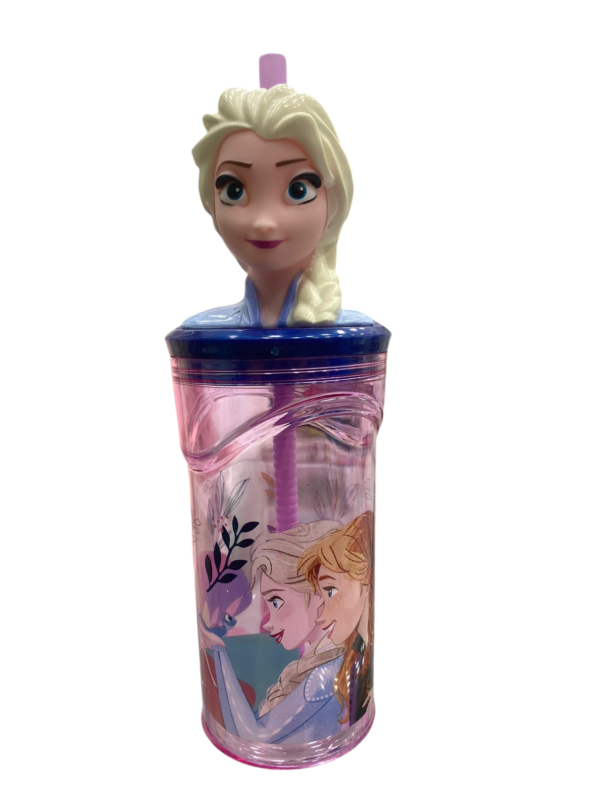 Bicchiere con cannuccia Frozen