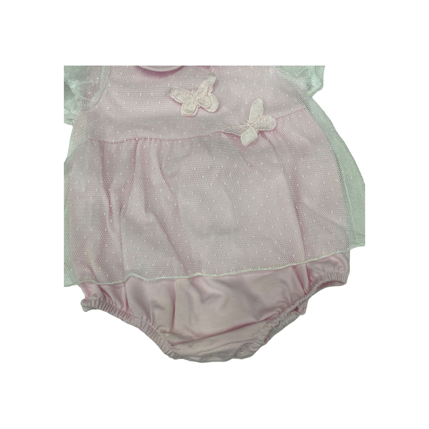 Pagliaccetto cotone e organza Teneri & Belli TP 852